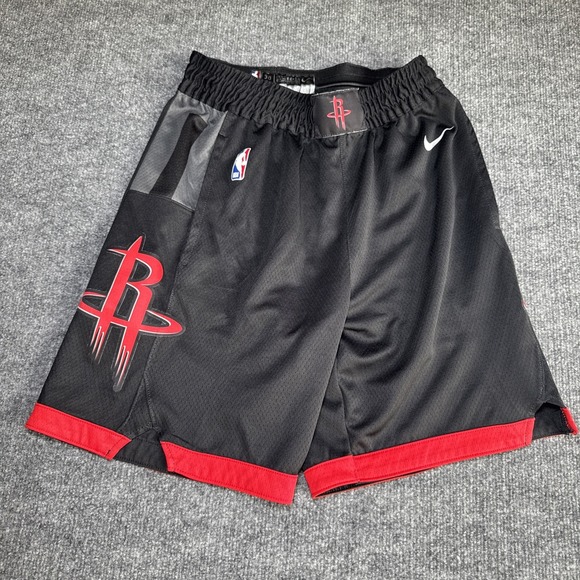 Nike Houston Rockets Shorts Mens 30 Red Basketball‎ NBA 8" Dri-fit - Picture 1 of 12